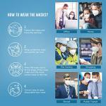 25 Pack Breathable KN95 Face Masks, White