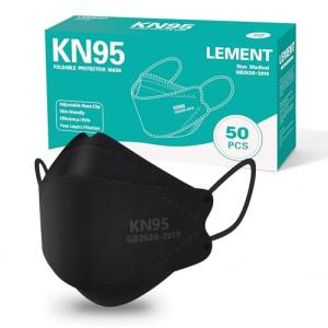 LEMENT KN95 Disposable Masks, 50 Pack