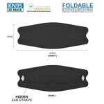 LEVENIS Black KN95 Face Masks - 50 Pack
