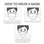 50 Pack of Black Face Masks