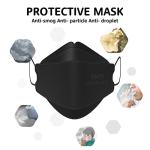 LEVENIS Black KN95 Face Masks - 50 Pack