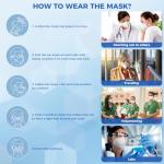 60 Pcs Adjustable KN95 Disposable Face Masks