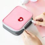 Pink Mini First Aid Kit - Portable Organizer