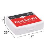 Compact 20-Piece First-Aid Kit for Everyday Use