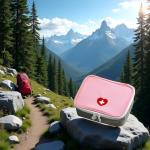 Pink Mini First Aid Kit - Portable Organizer