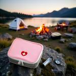 Pink Mini First Aid Kit - Portable Organizer