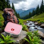 Pink Mini First Aid Kit - Portable Organizer