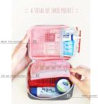 Pink Mini First Aid Kit - Portable Organizer