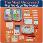 Kids Travel First Aid Kit - 130 Pieces