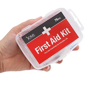 76-Piece Versatile First Aid Kit with Waterproof Case