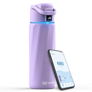Smart Water Bottle with Drink Reminder, 24oz
