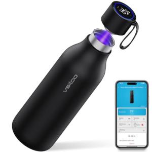Self-Cleaning Stainless Steel Water Bottle, 33 oz