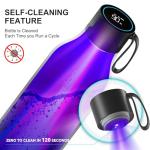 Self-Cleaning Stainless Steel Water Bottle, 33 oz