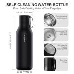 Self-Cleaning Stainless Steel Water Bottle, 33 oz