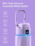 Smart Water Bottle with Drink Reminder, 24oz
