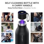 Self-Cleaning Stainless Steel Water Bottle, 33 oz