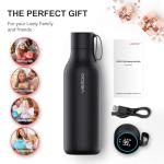Self-Cleaning Stainless Steel Water Bottle, 33 oz