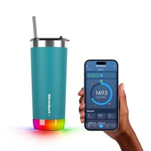 HidrateSpark PRO 20oz Smart Insulated Tumbler, Sea Glass