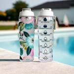 50 Strong 30 oz Reusable Water Bottle - Floral