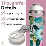 50 Strong 30 oz Reusable Water Bottle - Floral
