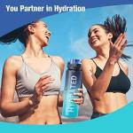 32 oz Motivational Water Bottle with Time Markings