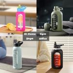 CIVAGO 64 oz Motivational Water Bottle with Handle