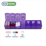 7-Day Pill Organizer with Travel-Friendly Design