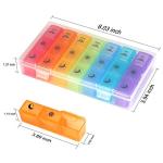 7-Day Pill Organizer with Large Compartments