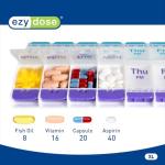 7-Day Pill Organizer with Easy Push Button