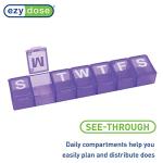 7-Day Pill Organizer with Travel-Friendly Design