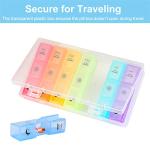 7-Day Pill Organizer with Large Compartments