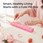 AUVON Weekly Pill Organizer - BPA-Free and Portable