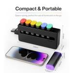 7-Day Twice Daily Pill Organizer - Translucent Black