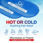 Reusable Hot and Cold Gel Packs - 4 Pack