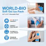 Flexible Hot and Cold Gel Ice Packs Set
