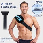 REVIX Reusable Hot and Cold Gel Ice Pack Set