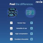 REVIX Reusable Hot and Cold Gel Ice Pack Set