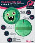 Kid's Magic Gel Cooling Pads - 4 Fun Monsters