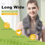Microwavable Long Heating Pad for Neck and Shoulders