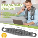Microwavable Long Heating Pad for Neck and Shoulders