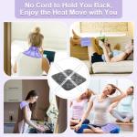 Microwavable Heating Pad for Muscle Relief (Purple)