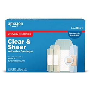 Amazon Basic Care Adhesive Bandages Family Variety Pack