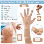 300 Pcs Waterproof Adhesive Bandages Variety Pack