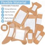 300 Pcs Waterproof Adhesive Bandages Variety Pack