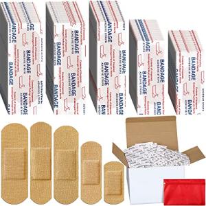 2000 Pcs Fabric Adhesive Bandages Variety Pack