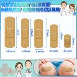 500 Assorted Flexible Adhesive Bandages for First Aid