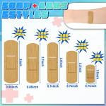 500 Assorted Flexible Adhesive Bandages for First Aid