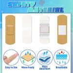 500 Assorted Flexible Adhesive Bandages for First Aid