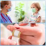 2000 Pcs Fabric Adhesive Bandages Variety Pack