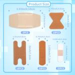 AndicAge 200 Pack Assorted Adhesive Bandages